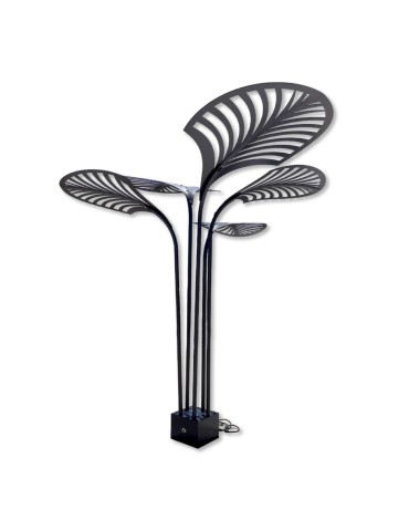 Sculpture métal avec LED - Lombrela