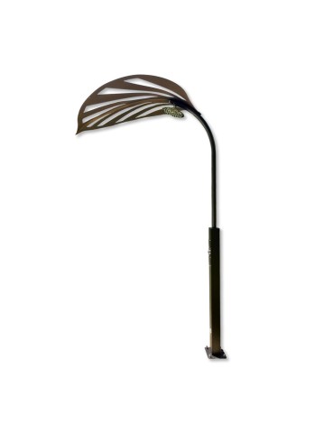 Sculpture métal - Lombrela Poussoir 1 feuille