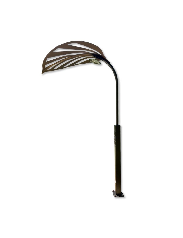 Sculpture métal - Lombrela Poussoir 1 feuille Sculpture métal - Lombrela Poussoir 1 feuille