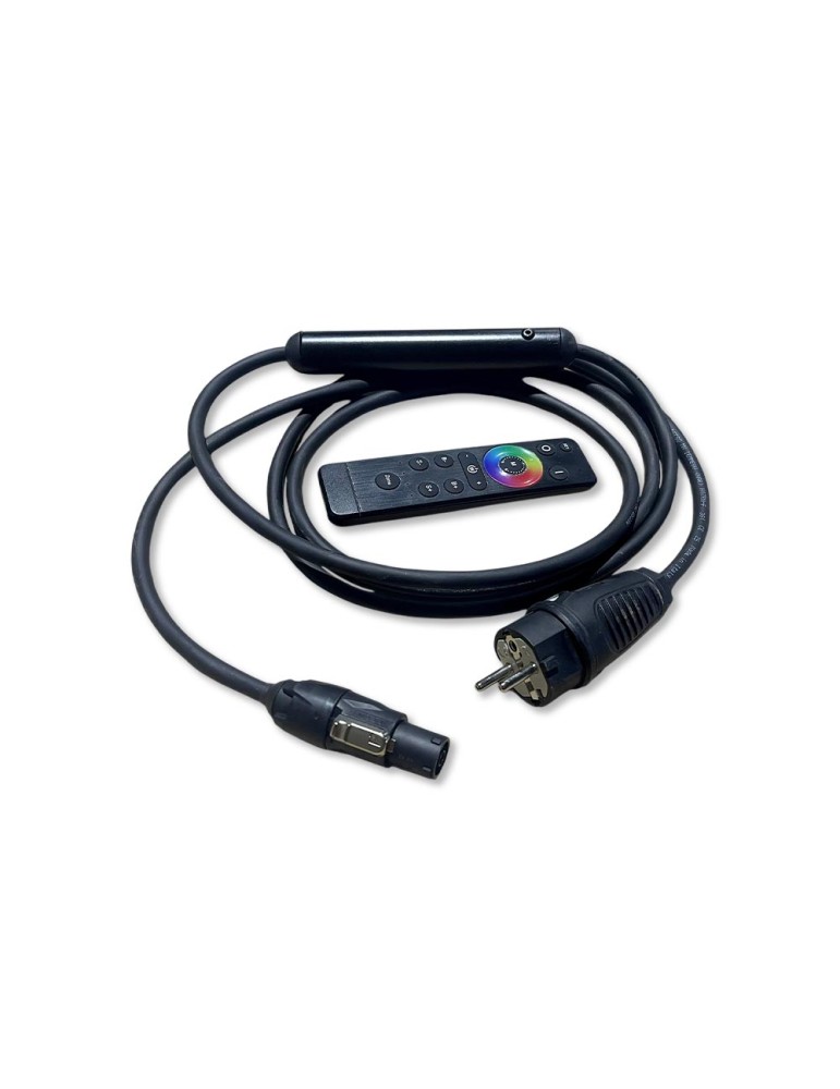 Sculpture métal avec LED - Lombrela Poussoir