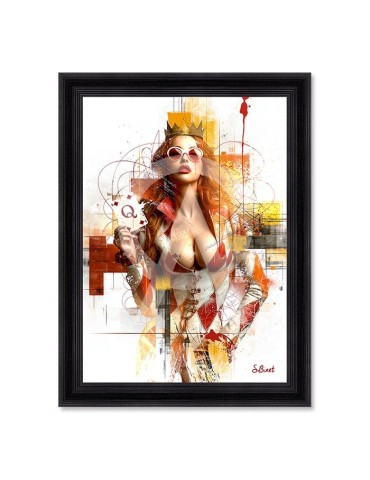 Dame de carreau - Binet