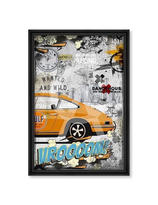 Porsche Orange Vroomm - Rubix Porsche Orange Vroomm - Rubix