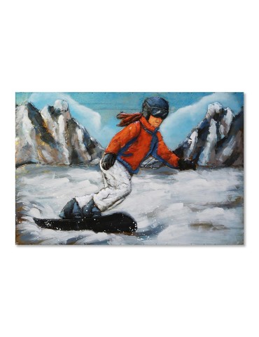 Plaque métal 3D - 15.103