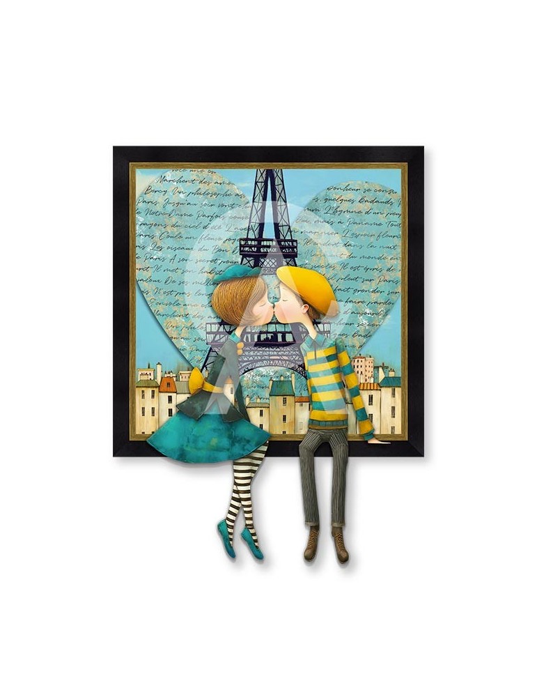 Le bisou devant la Tour Eiffel - Romaric Le bisou devant la Tour Eiffel - Romaric