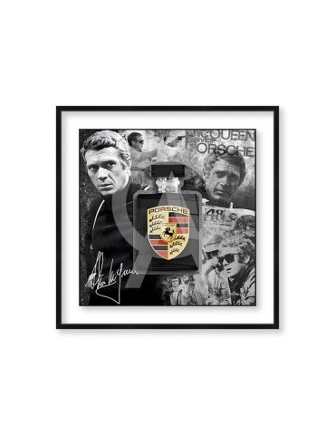 Edition Limitée - Romaric - Bouteille Porsche Steve Mc Queen 3D
