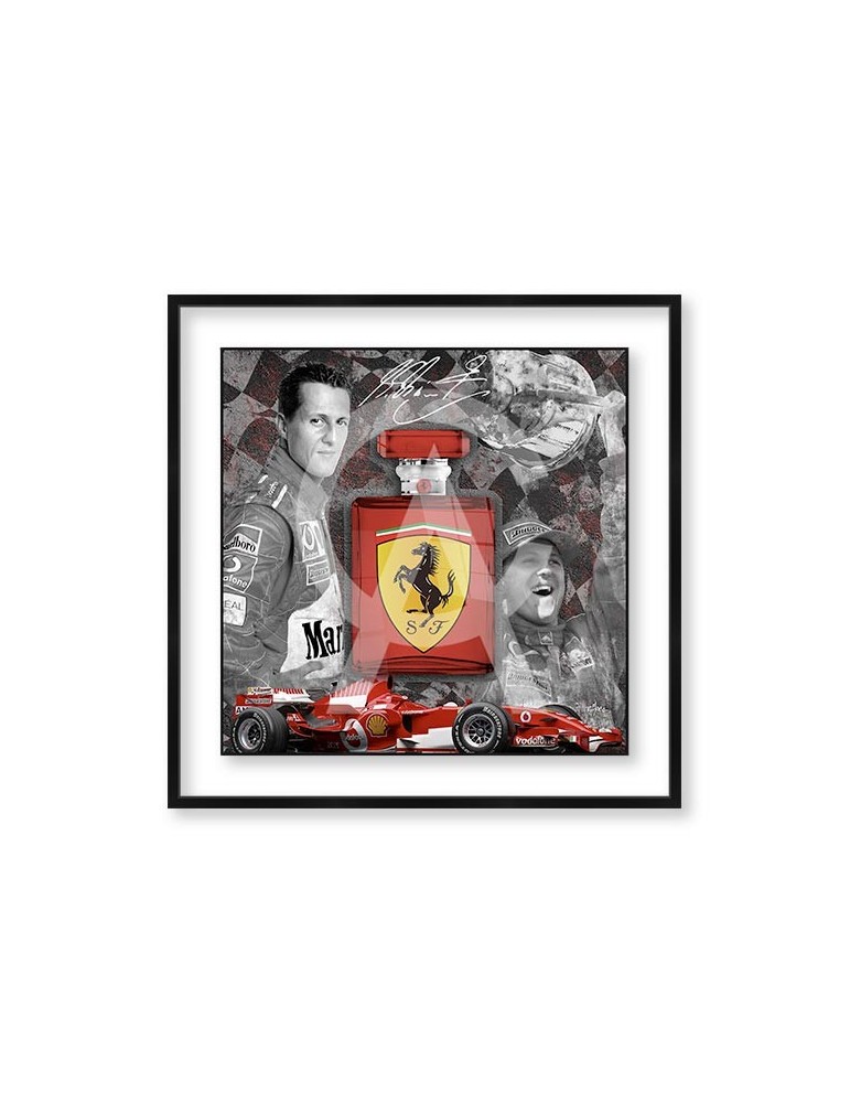 Edition Limitée - Romaric - Bouteille Ferrari Schumarcher 3D Edition Limitée - Romaric - Bouteille Ferrari Schumarcher 3D