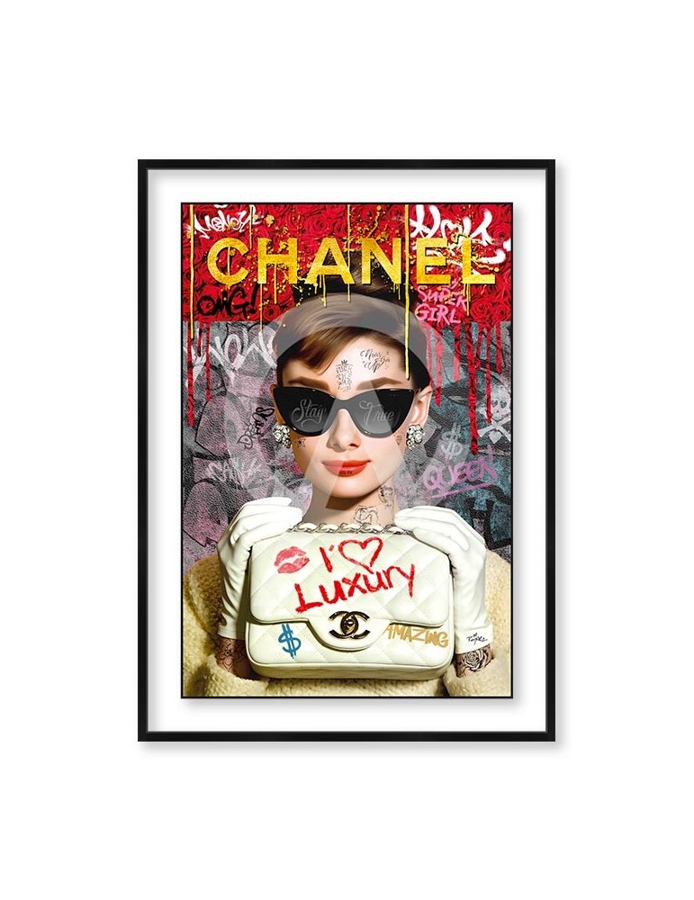 Edition Limitée - Romaric - Audrey Hepburn Sac Chanel Edition Limitée - Romaric - Audrey Hepburn Sac Chanel
