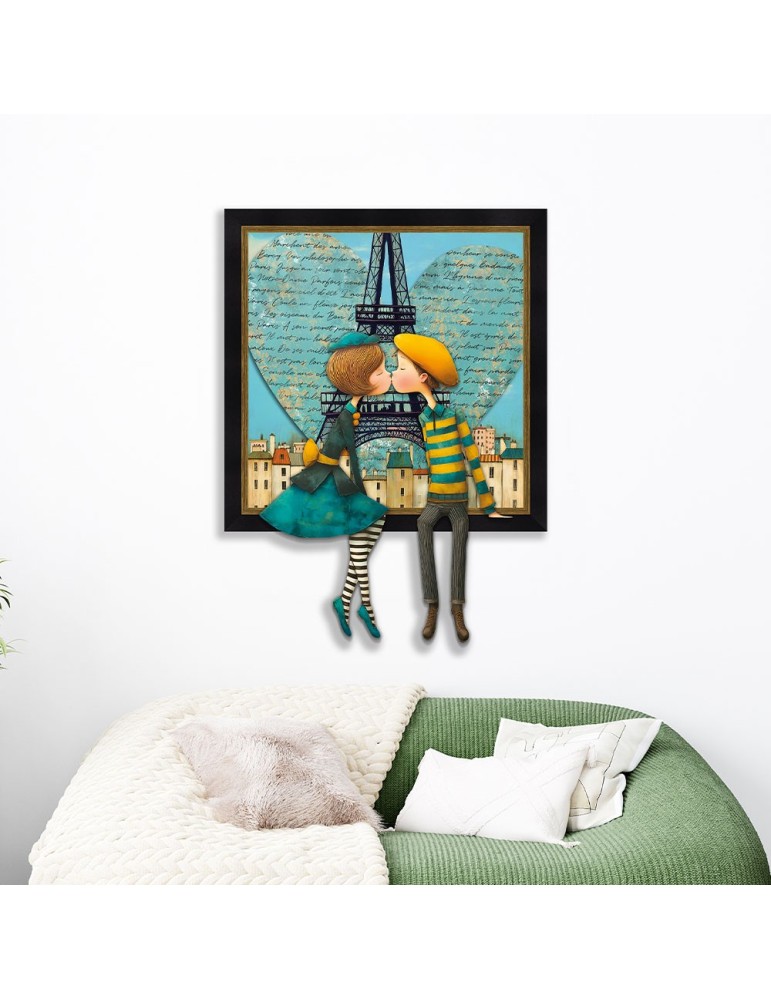 Le bisou devant la Tour Eiffel - Romaric