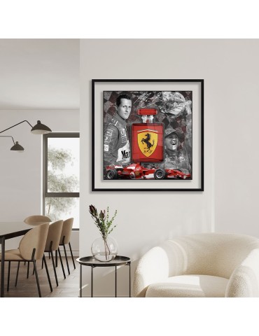 Edition Limitée - Romaric - Bouteille Ferrari Schumarcher 3D 2