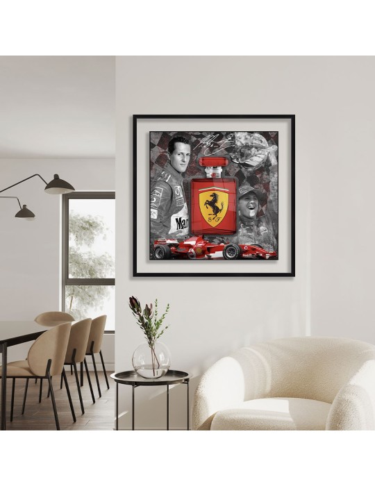 Edition Limitée - Romaric - Bouteille Ferrari Schumarcher 3D