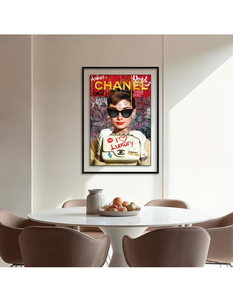 Edition Limitée - Romaric - Audrey Hepburn Sac Chanel