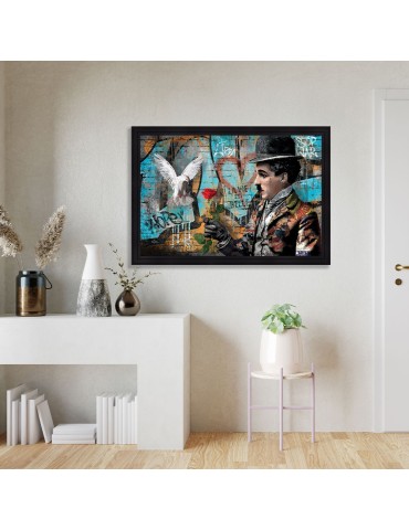 Charlie Chaplin et la Colombe - Romaric 2