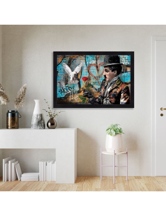 Charlie Chaplin et la Colombe - Romaric