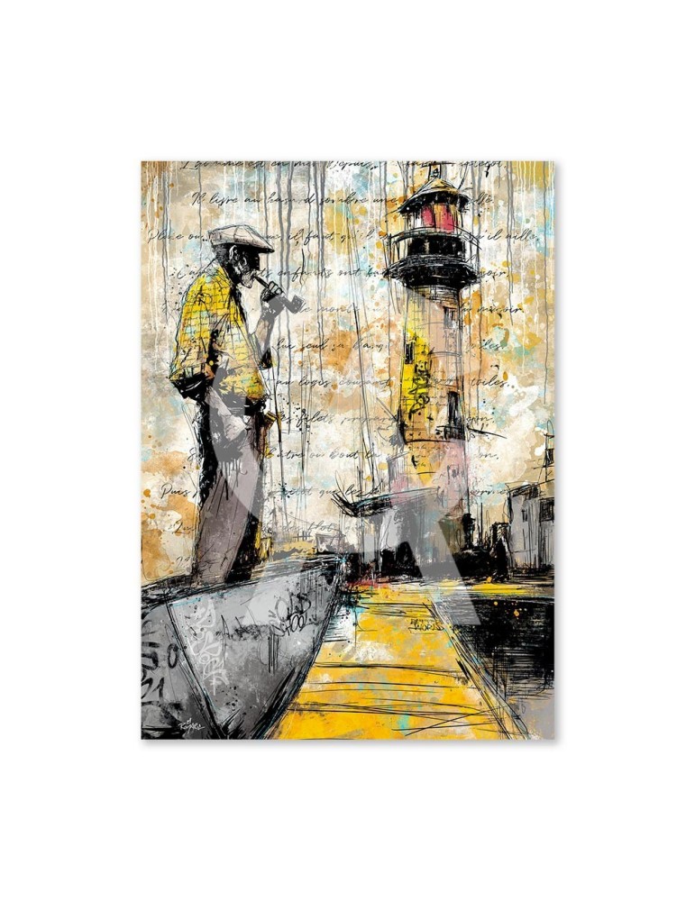 Le vieux pêcheur et le phare