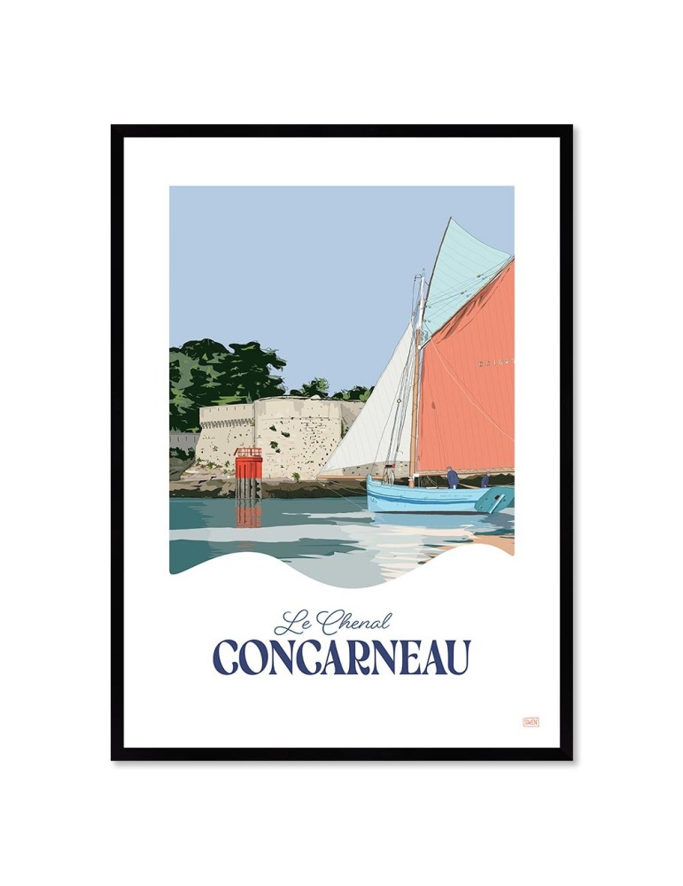 Le Chenal – Poster affiche – image encadrée