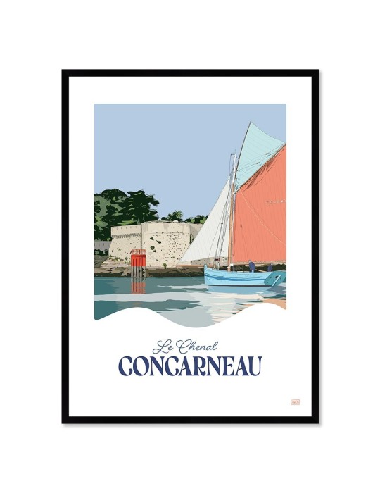 Le Chenal – Poster affiche – image encadrée