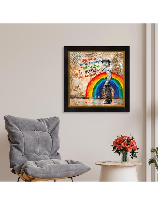 Le petit garçon et l'arc en ciel - Romaric