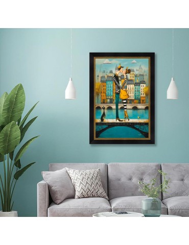 Le bisou sur la passerelle - Romaric 2