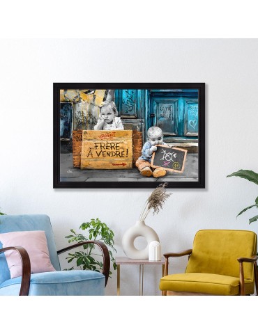 La petite fille et son frère - Romaric 2