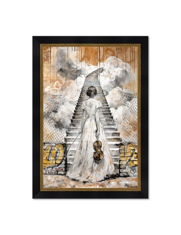 La violoniste et l'escalier - Romaric