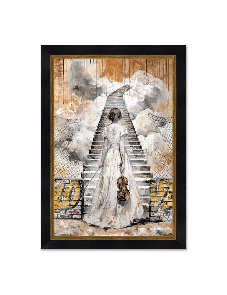 La violoniste et l'escalier - Romaric