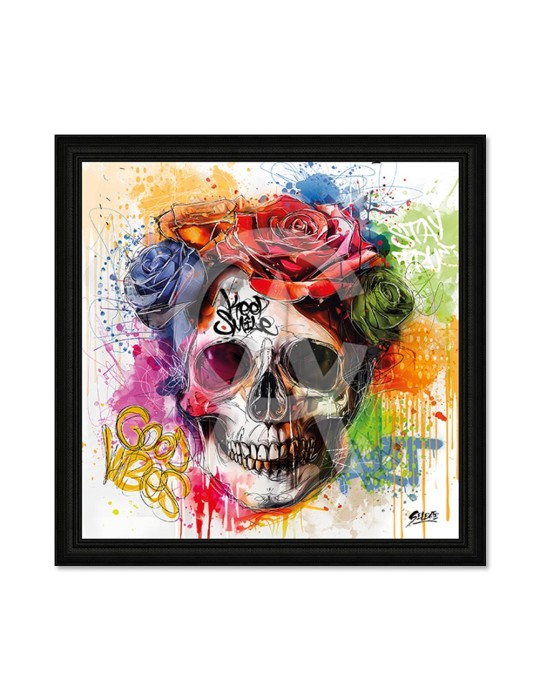 Tête de mort florale - Seleste