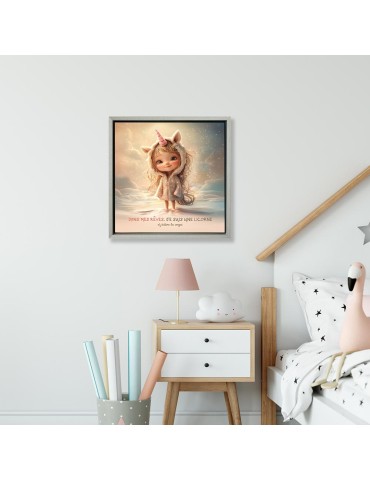 Toile encadrée - Fantastique Licorne 2