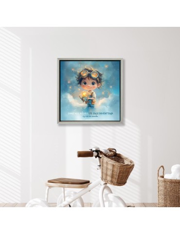 Toile encadrée - Métier Inventeur 2