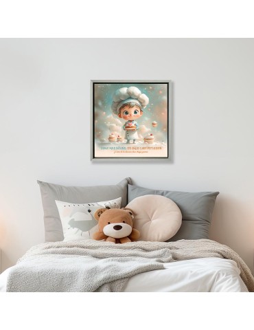 Toile encadrée - Métier Pâtissier 2