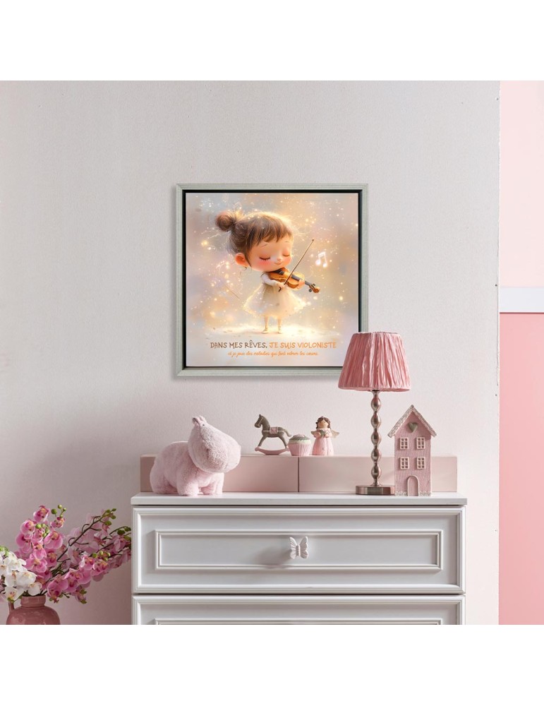 Toile encadrée - Métier Violoniste