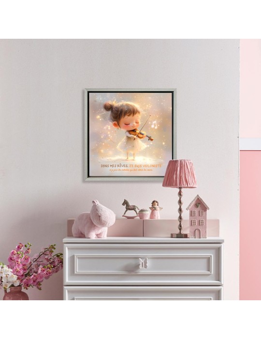 Toile encadrée - Métier Violoniste