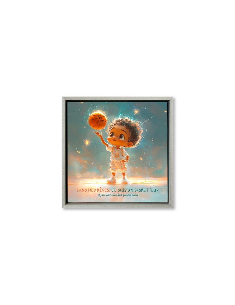 Toile encadrée - Sport Basketteur