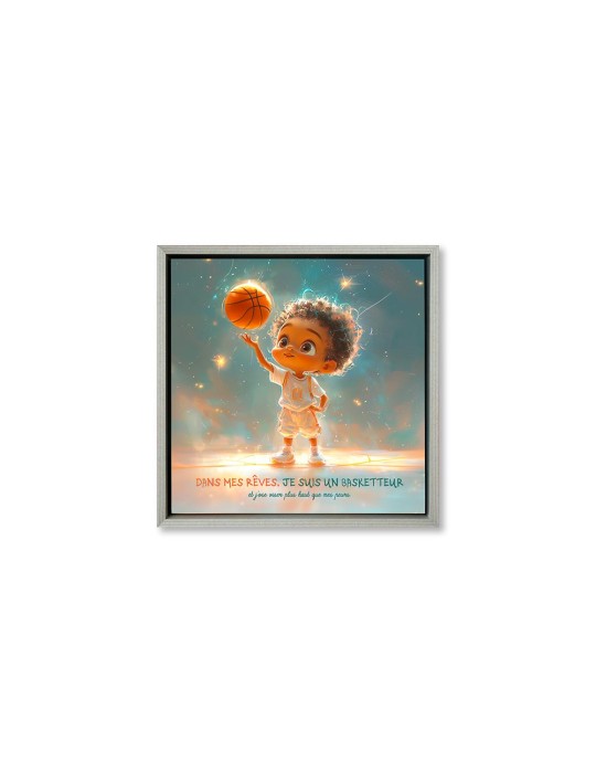 Toile encadrée - Sport Basketteur