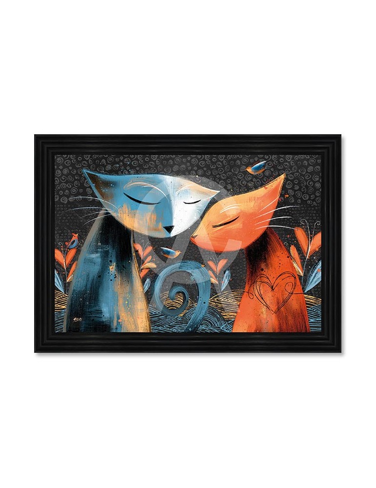 Deux chats - Seleste