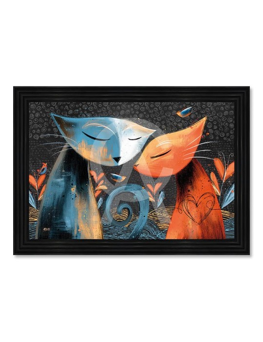 Deux chats - Seleste