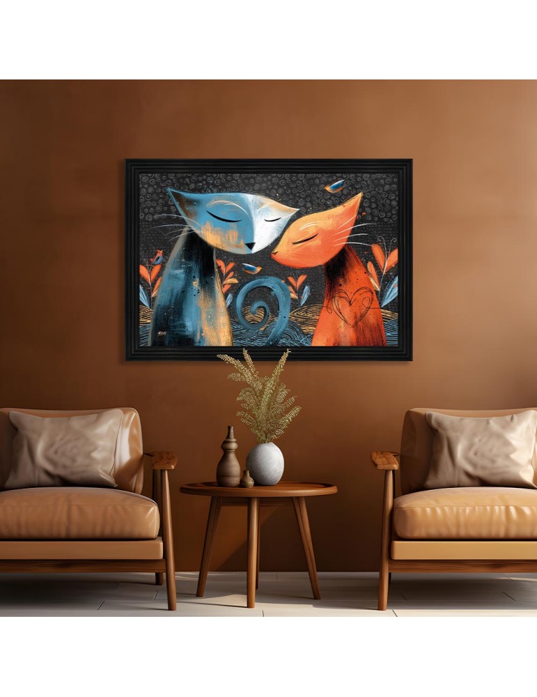 Deux chats - Seleste