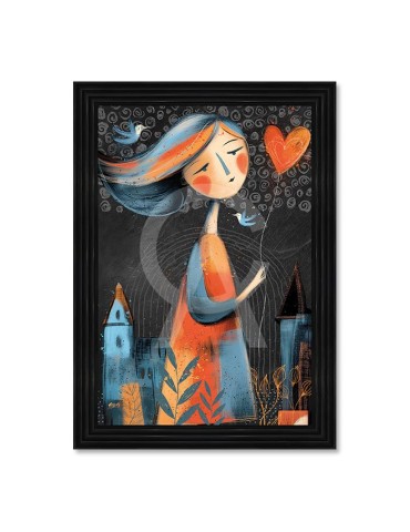 La petite fille et le cœur - Seleste