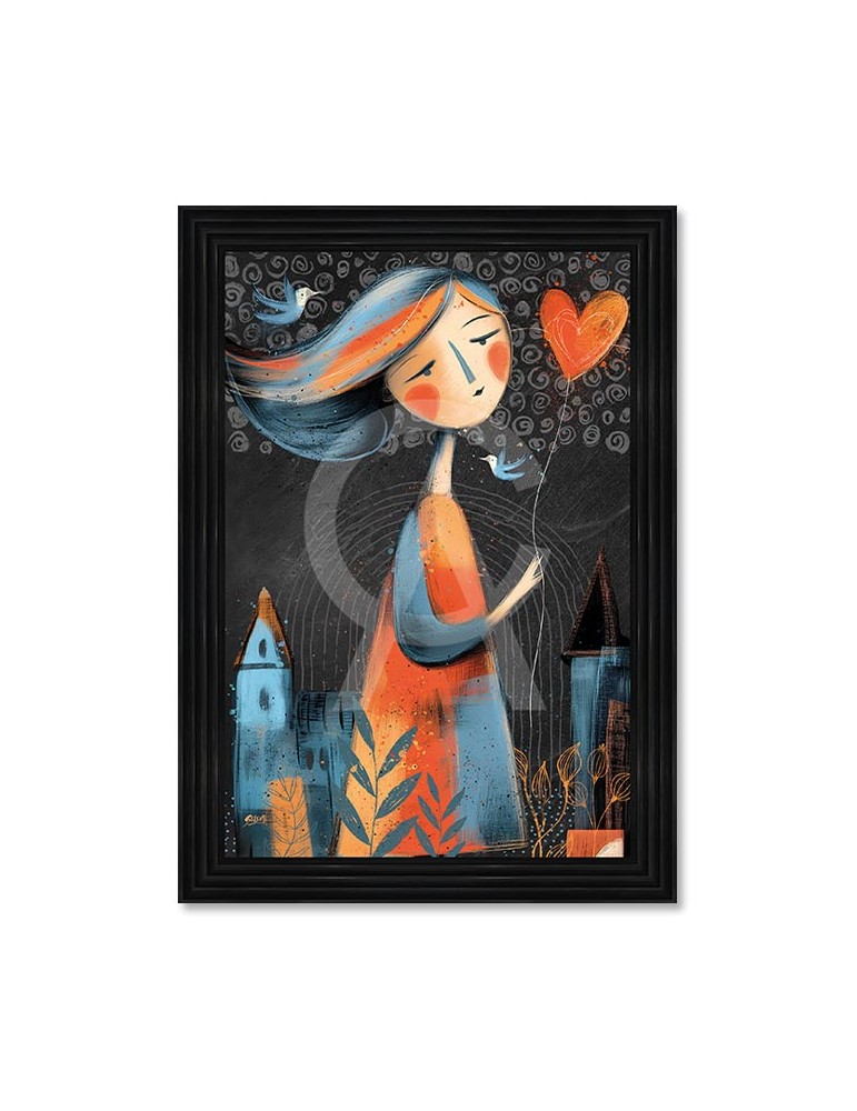 La petite fille et le cœur - Seleste