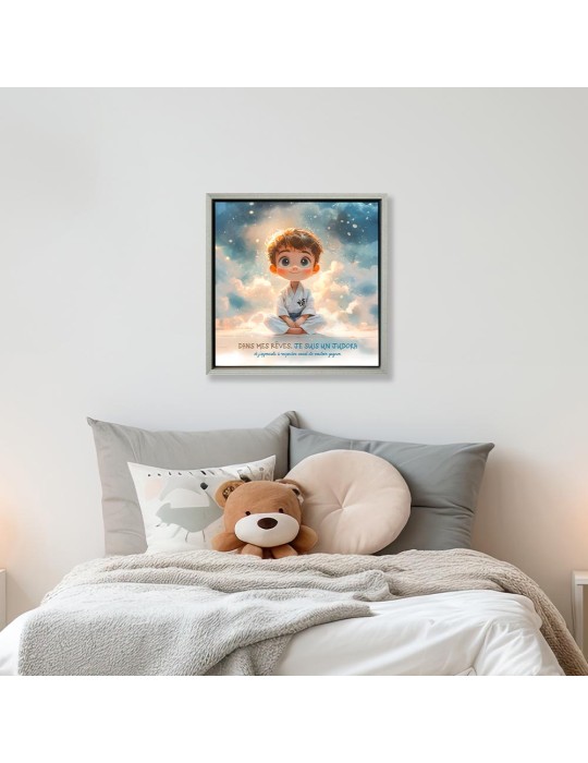 Toile encadrée - Sport Judoka