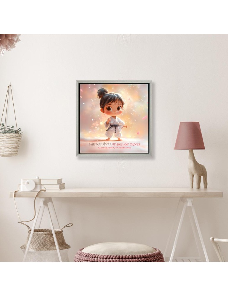 Toile encadrée - Sport Judoka