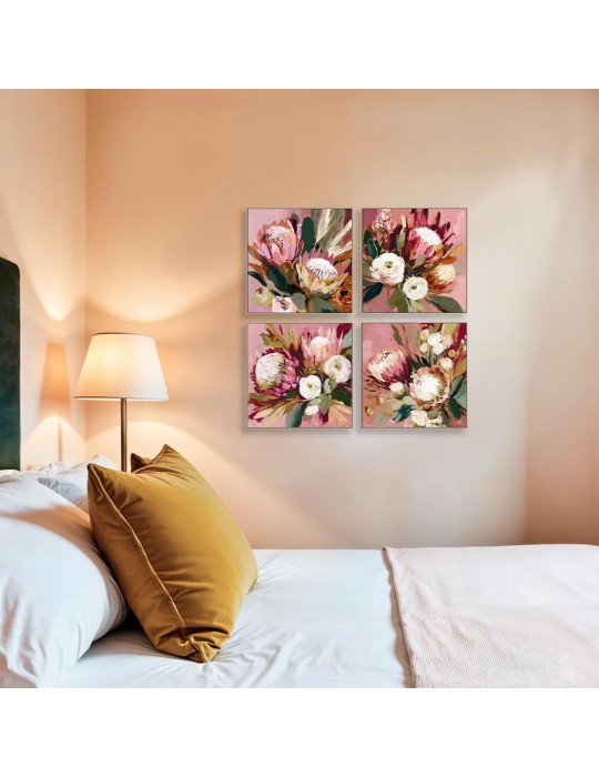 Set de 4 toiles encadrées - 03.3562D