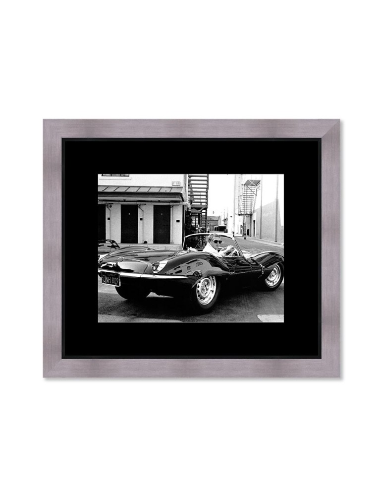 McQueen Jaguar – Cinéma – image encadrée