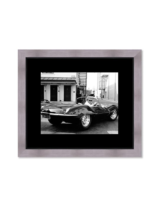 McQueen Jaguar – Cinéma – image encadrée