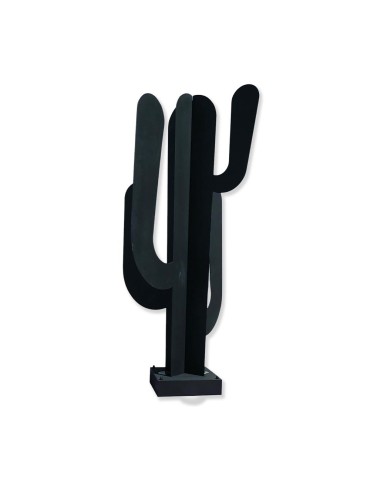 Sculpture métal avec LED - Cactus