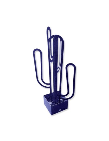 Sculpture métal avec LED - Cactus ouvert 2