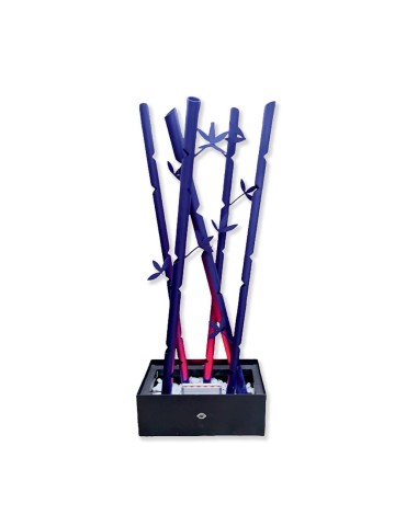 Sculpture métal avec LED - Bambou 2