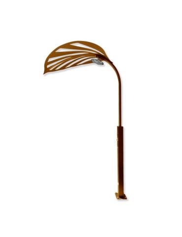 Sculpture métal - Lombrela Poussoir 1 feuille 2