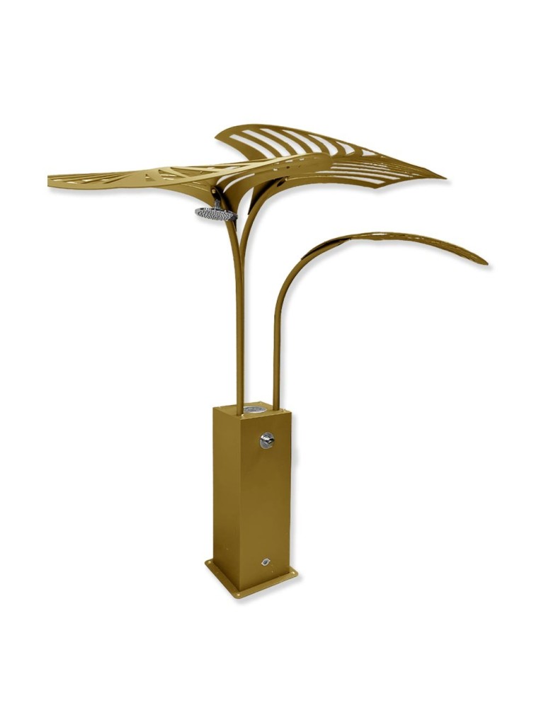 Sculpture métal avec LED - Lombrela Poussoir