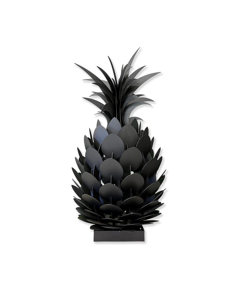 Sculpture métal avec LED - Ananas