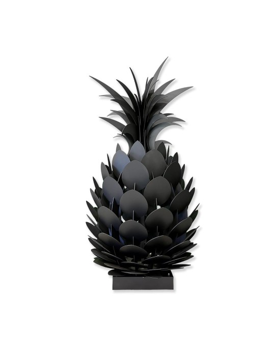 Sculpture métal avec LED - Ananas